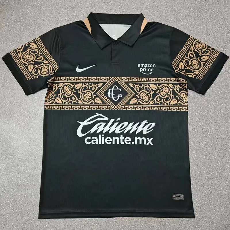 2026-27 Mens Chivas Polo Special Edition Black Soccer Jersey