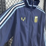 2026-27 Argentina Messi Farewell Match Royal Blue Windbreaker