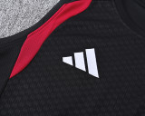 2026-27 Manchester United Black Vest Training Short Suit