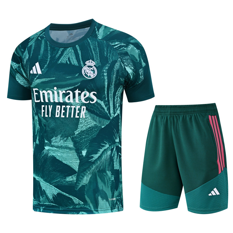 2026-27 Mens Real Madrid Special Edition Green Training Short Suit