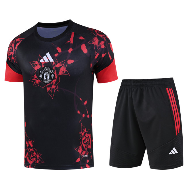 2026-27 Manchester United Special Edition Black Training Short Suit