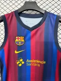 2026-27 Mens Barcelona Pre Match Red Blue Vest