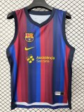 2026-27 Mens Barcelona Pre Match Red Blue Vest