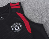 2026-27 Manchester United Black Vest Training Short Suit