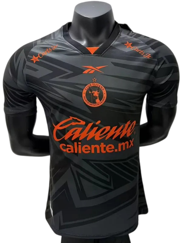 2026-27 Mens Tijuana Third Away Black Player version Soccer Jersey