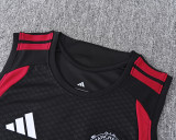 2026-27 Manchester United Black Vest Training Short Suit