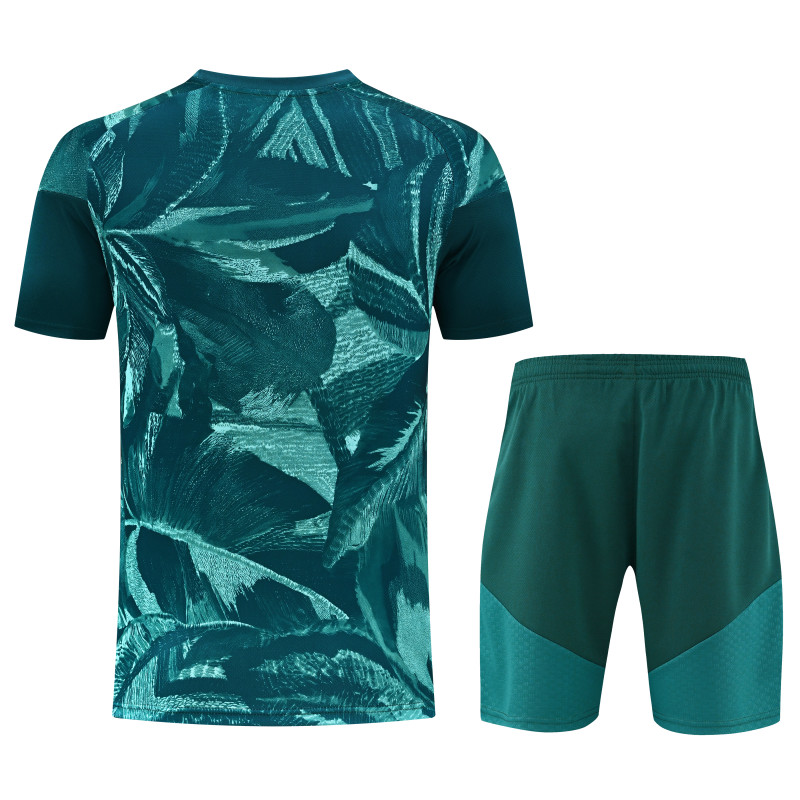 2026-27 Mens Real Madrid Special Edition Green Training Short Suit