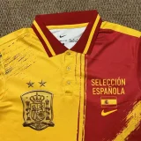 2026-27 Mens Spain Red Yellow Polo Special Edition Fans Soccer Jersey