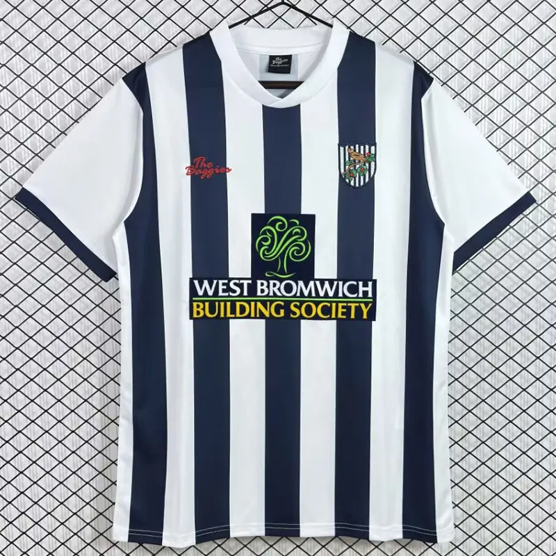 2002-2003 Mens West Brom Home Retro Soccer Jersey