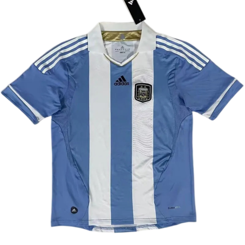 2012 Mens Argentina Home Retro Soccer Jersey