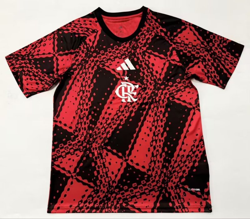 2026-27 Mens Flamengo Pre Match Red Training Shirts