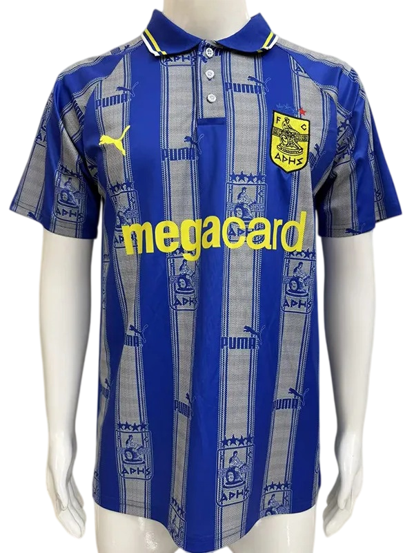 1998-1999 Mens Aris Thessaloniki Away Retro Soccer Jersey