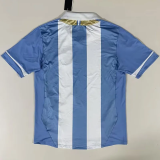 2012 Mens Argentina Home Retro Soccer Jersey