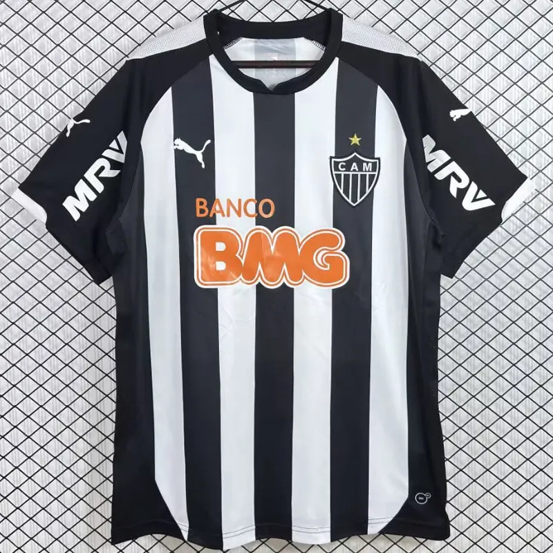 2014 Mens Atletico Mineiro Home Retro Soccer Jersey