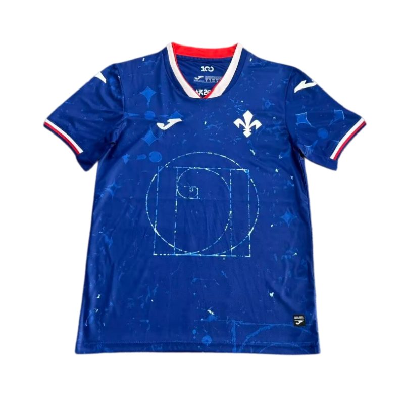 2026-27 Mens Fiorentina 100th Anniversary Blue Soccer Jersey