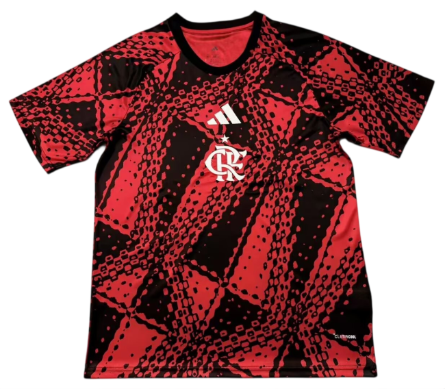 2026-27 Mens Flamengo Pre Match Red Training Shirts