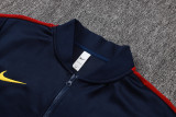 2026-27 Mens Barcelona Cyan Long Pull Training Suit A26081#