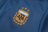 2026-27 Argentina Grey Blue Long-Pull Training Suit  A26080#