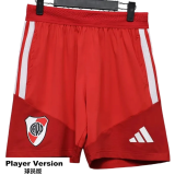 2026-27 River Plate Red Player Shorts Pants