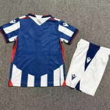 2026-27 Kids West Brom Home Blue White Soccer Jersey