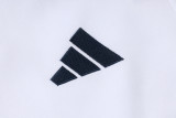 2026-27 Mens Real Madrid White Long Pull Training Suit  A26087#