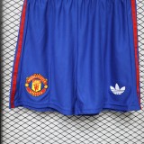 2026-27 Mens Manchester United Away Blue Player Shorts Pants