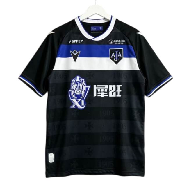 2026-27 Mens  AJ Auxerre Away Black Soccer Jersey