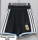 2026-27 Argentina Messi Farewell Match Black Player Shorts Pants