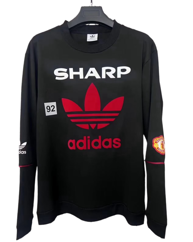 2026-27 Manchester United Black Hoody(薄卫衣)