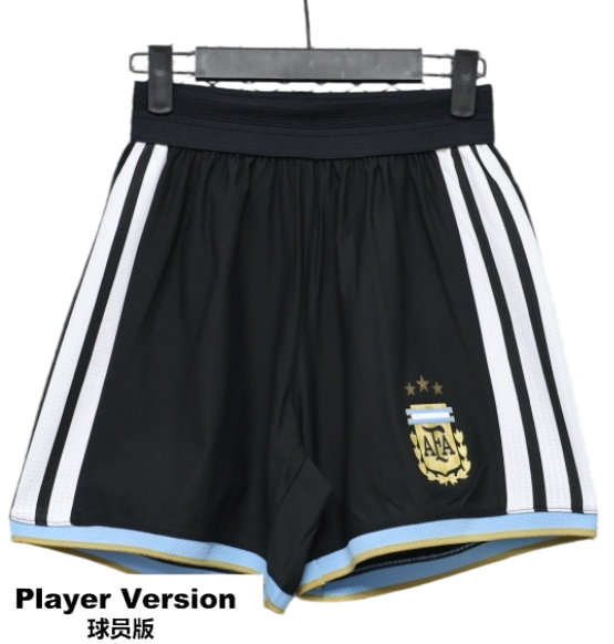 2026-27 Argentina Messi Farewell Match Black Player Shorts Pants