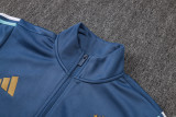 2026-27 Argentina Grey Blue Long-Pull Training Suit  A26080#