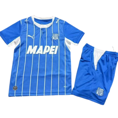 2026-27 Kids Sassuolo Third Away Blue Soccer Jersey