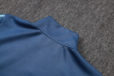 2026-27 Argentina Grey Blue Long-Pull Training Suit  A26080#