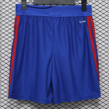 2026-27 Mens Manchester United Away Blue Player Shorts Pants
