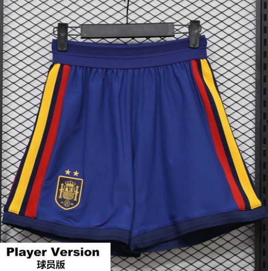 2026-27 Spain Home Player Shorts Pants(have two stars ⭐⭐)
