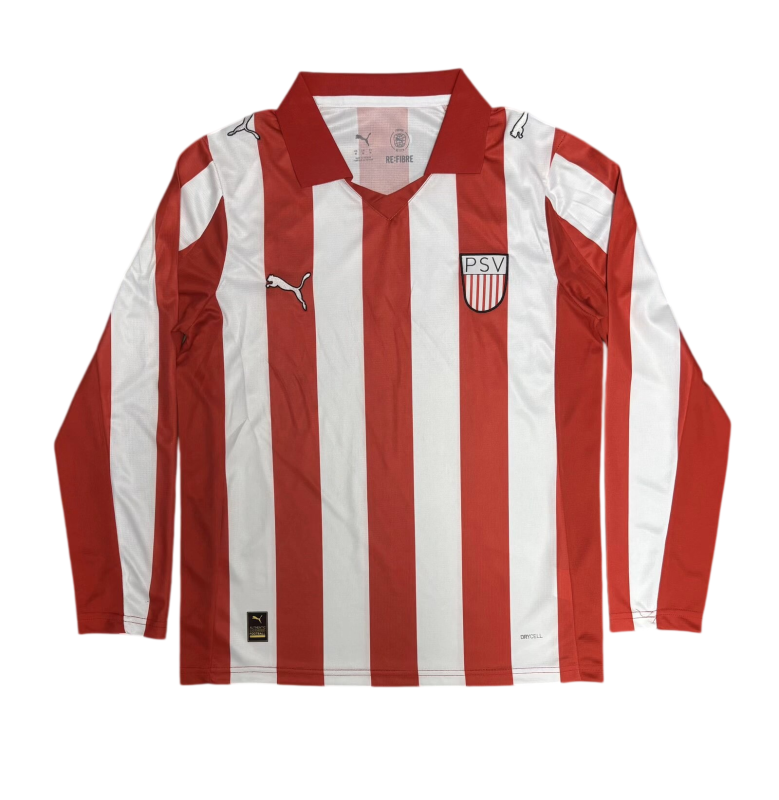 2026-27 Mens PSV Eindhoven 100th Anniversary Long Sleeve Soccer Jersey