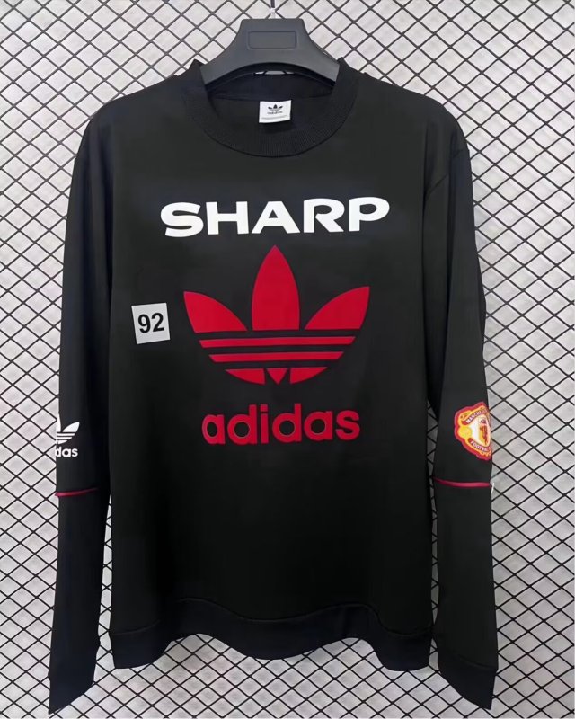 2026-27 Manchester United Black Hoody(薄卫衣)