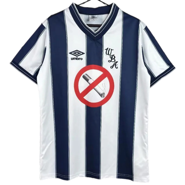 1984-1986 Mens West Brom Home Retro Soccer Jersey