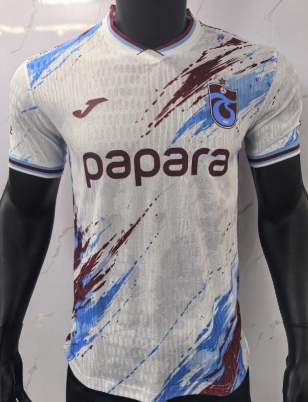 2026-27 Trabzonspor Pre Match White Player Version Soccer Jersey