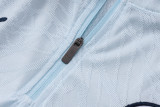 2026-27 Manchester City Light Blue Half Pull Training Suit B26105#