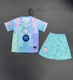 2026-27 Kids Barcelona Green Special Edition Soccer Jersey