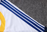 2026-27 Mens Boca Juniors White Half Pull Training Suit  B26100#