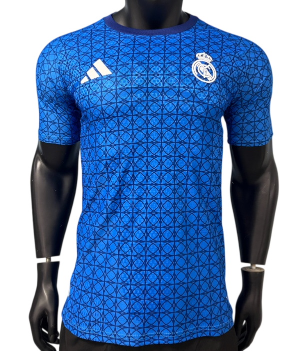 2026-27 Real Madrid Blue Pre Match Player Version Soccer Jersey
