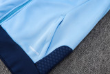 2026-27 Mens Ajax Light Blue Long Pull Training Suit  A26094#