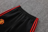 2026-27 Mens Manchester United Black Long-Pull Training Suit  A26089#