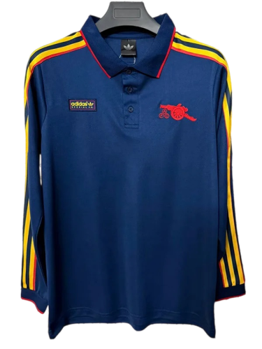 2026-27 Arsenal Polo Blue Long Sleeve Soccer Jersey