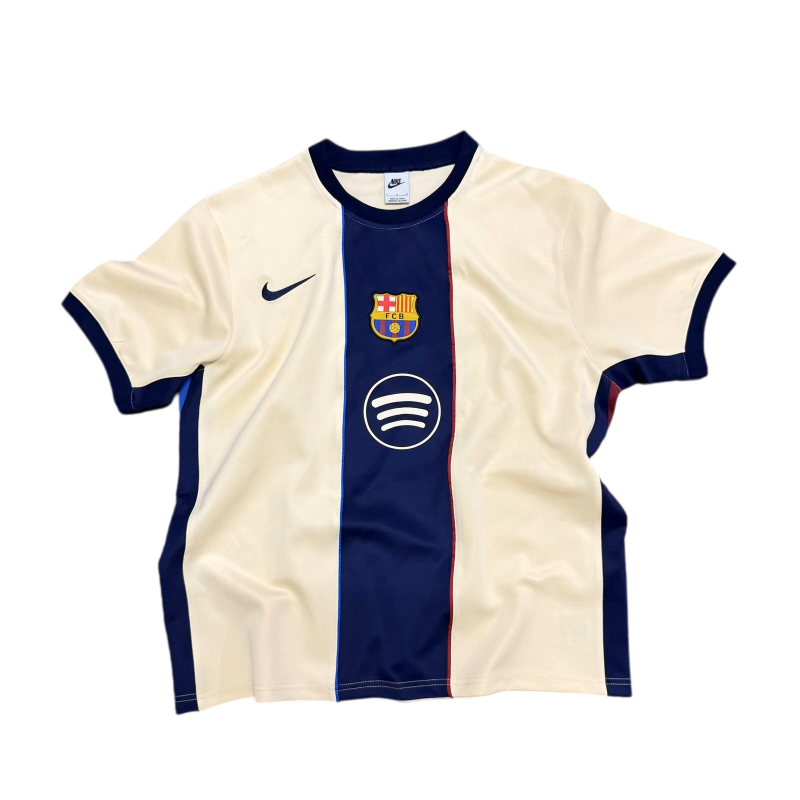 2026-27 Barcelona Beige Special Edition Fans Soccer Jersey