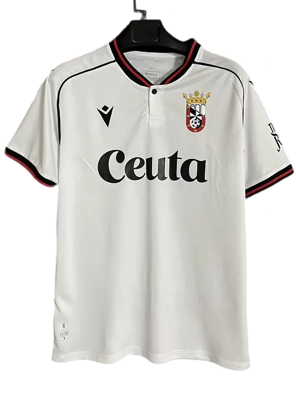 2026-27 Mens AD Ceuta Home White Fans Soccer Jersey