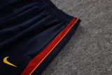 2026-27 Kids Barcelona Cyan Long Pull Training Suit E26147#
