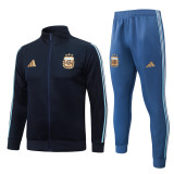 2026-27 Argentina Royal Blue Long-Pull Training Suit   A26090#
